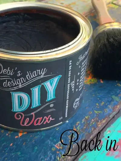 Debi's Design Diary DIY Paint DIY Wax Black