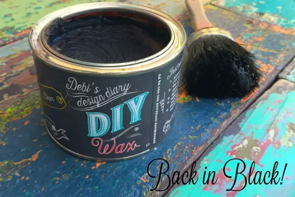 Debi's Design Diary DIY Paint DIY Wax Black