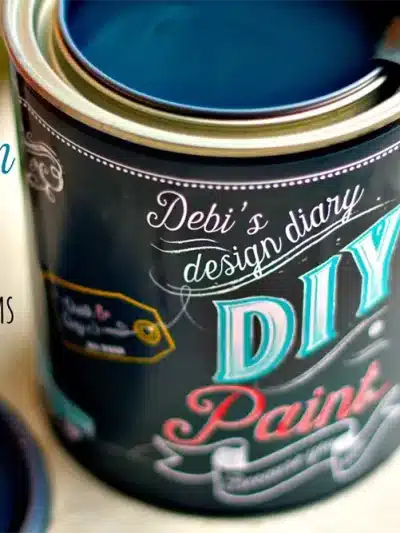 Debi's Design Diary DIY Paint Bohemian Blue DIY Paint