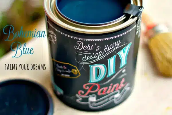 Debi's Design Diary DIY Paint Bohemian Blue DIY Paint