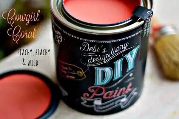 Debi's Design Diary DIY Paint Cowgirl Coral DIY Paint