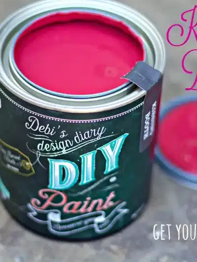 Debi's Design Diary DIY Paint Kissing Booth DIY Paint