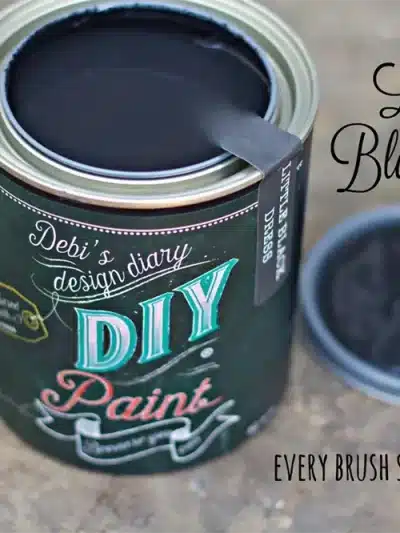 Debi's Design Diary DIY Paint Letterpress Grey DIY Paint