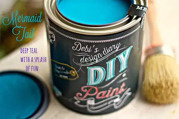 Debi's Design Diary DIY Paint Mermaid Tail DIY Paint