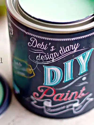 Debi's Design Diary DIY Paint Mint Chip DIY Paint