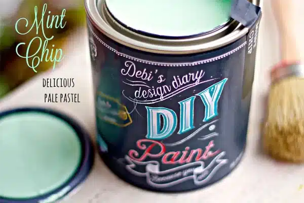 Debi's Design Diary DIY Paint Mint Chip DIY Paint