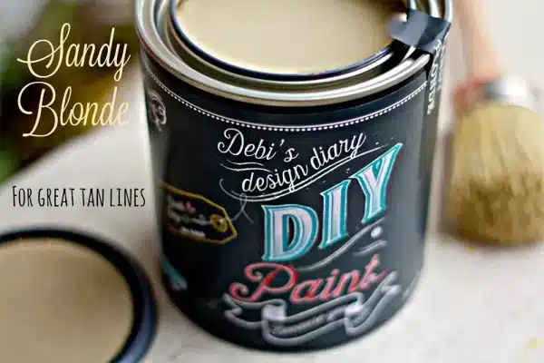 Debi's Design Diary DIY Paint Sandy Blonde DIY Paint