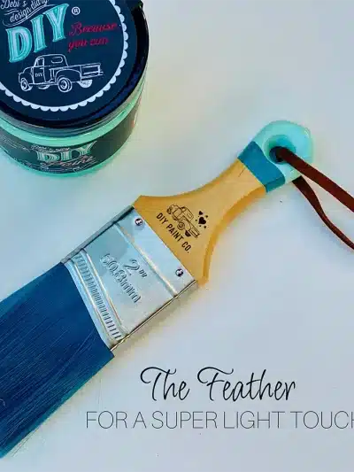 Debi's Design Diary DIY Paint - Brush The Feather