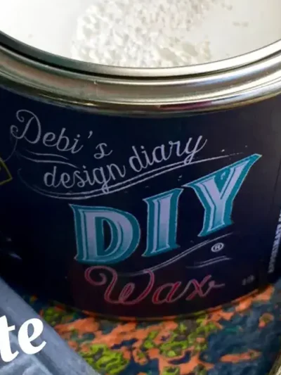 Debi's Design Diary DIY Paint DIY Wax White